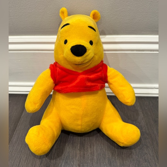 Winnie-the-Pooh Other - NWOT Winnie the Pooh Yellow and Red Stuffed Bear Plush Toy Stuffed Animal Kids